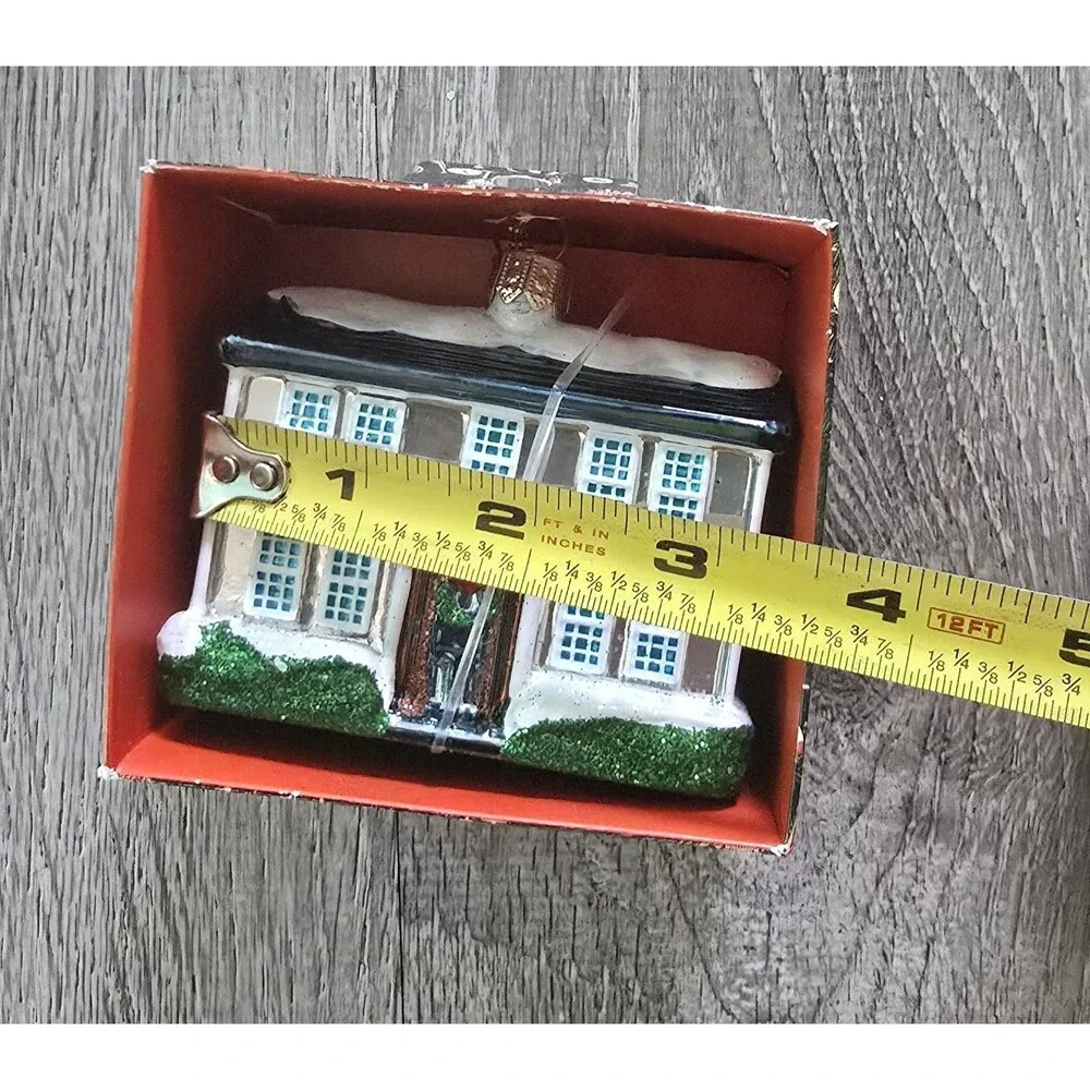 NEW John Derian for Target House Glass Ornament Christmas Holiday in Box